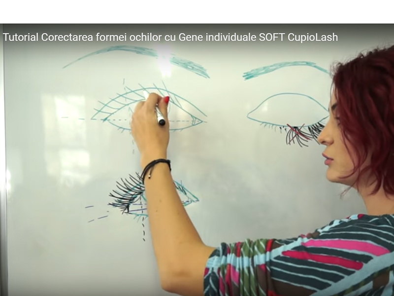 Învață cum să-ți corectezi forma ochilor cu Gene individuale SOFT CupioLash